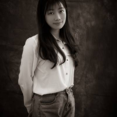 黑白模特