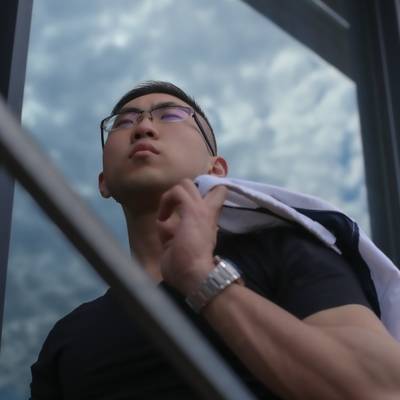 黑白模特