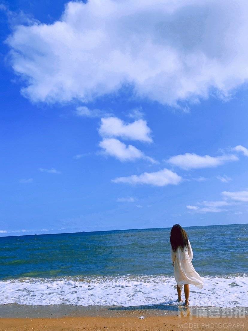 黑白模特