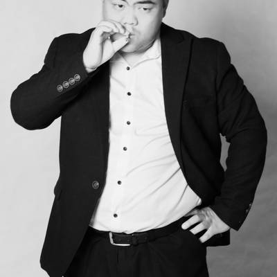 黑白模特