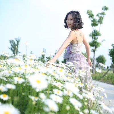 黑白模特