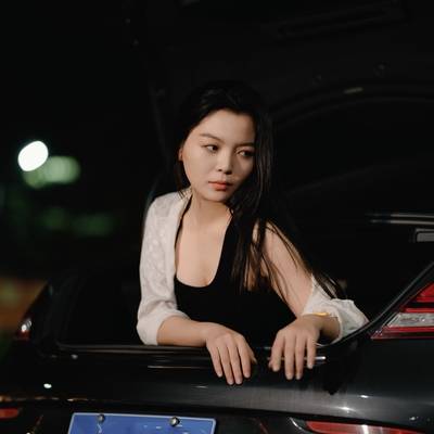 夜景模特