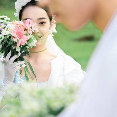 黑白模特