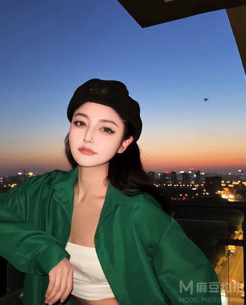 夜景模特