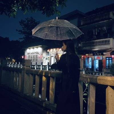 夜景模特