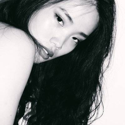 黑白模特