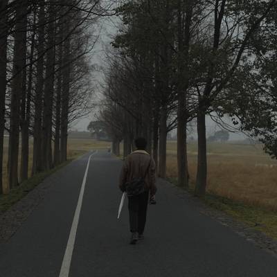 黑白模特