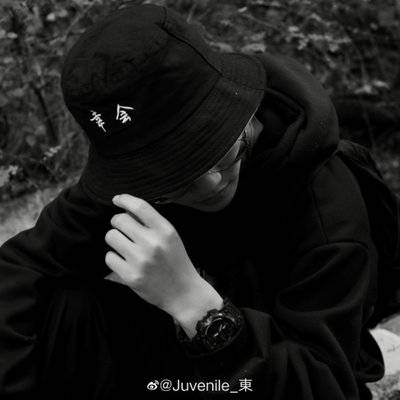 黑白模特
