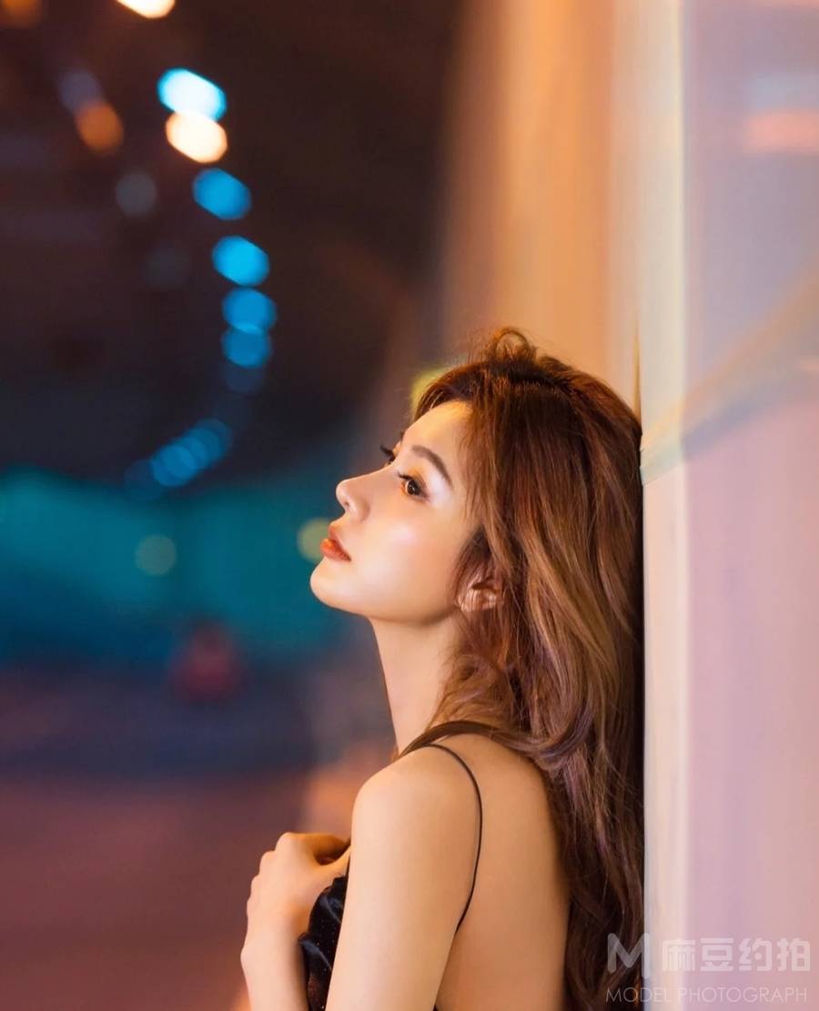 夜景模特
