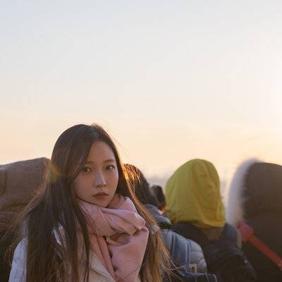黑白模特