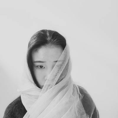 黑白模特