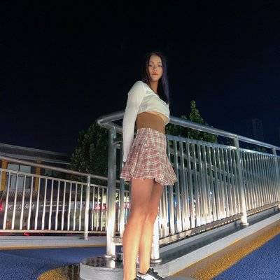 黑白模特