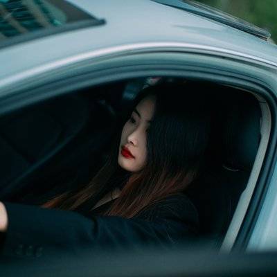 黑白模特