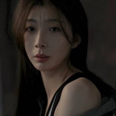 黑白模特