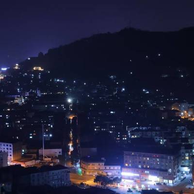 夜景模特