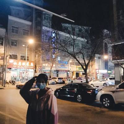 夜景模特