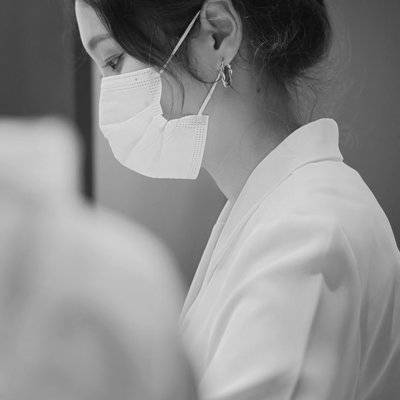 黑白模特