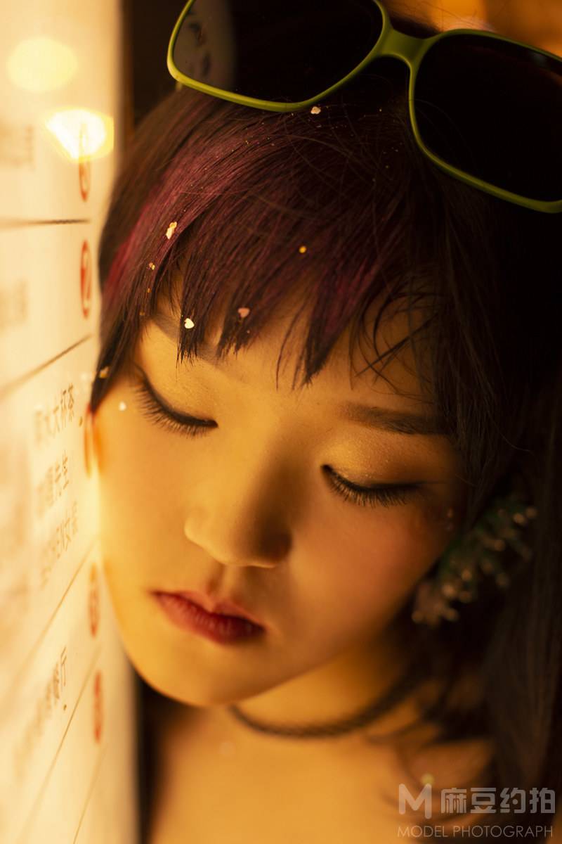 夜景模特