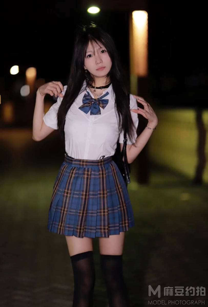 夜景模特