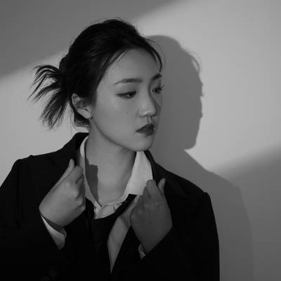 黑白模特