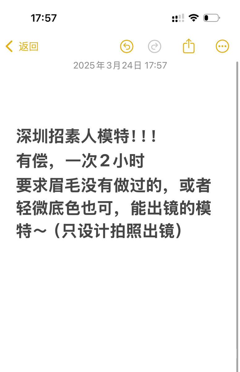 纪实模特