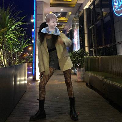 黑白模特