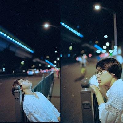 夜景模特