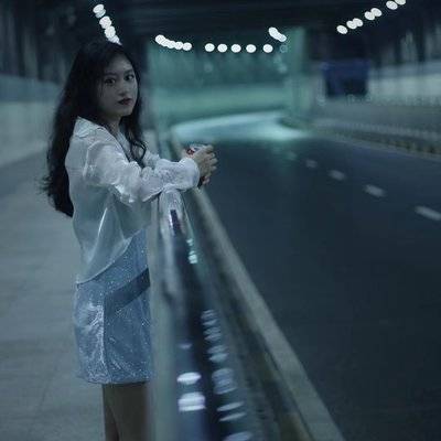 夜景模特