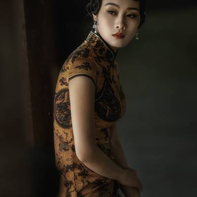 旗袍模特