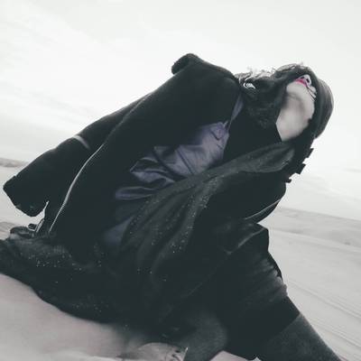黑白模特