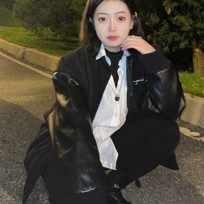 黑白模特