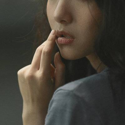 黑白模特