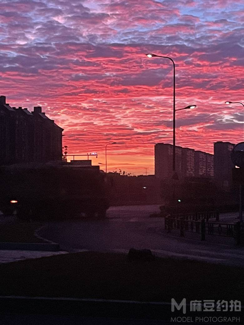 夜景模特
