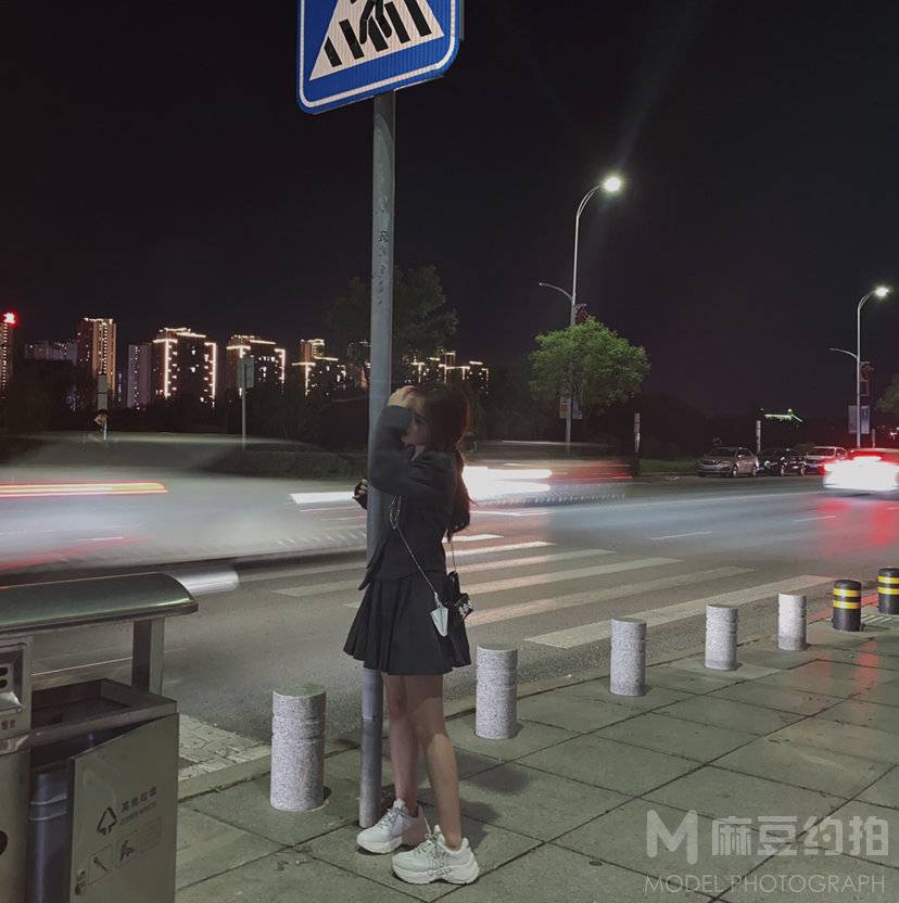 夜景模特
