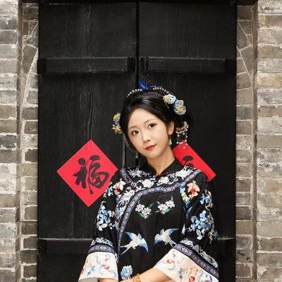 黑白模特