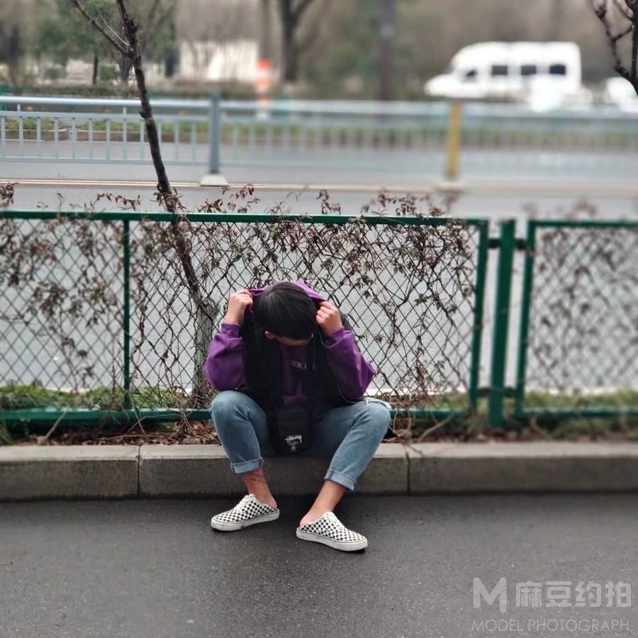 黑白模特