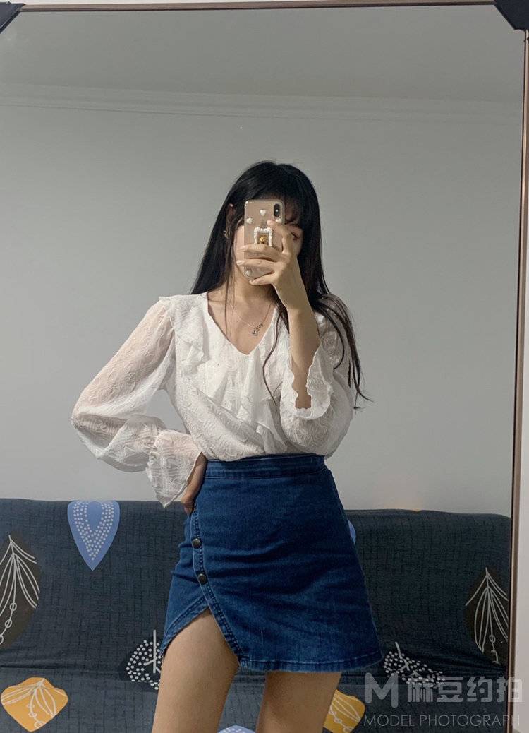 黑白模特