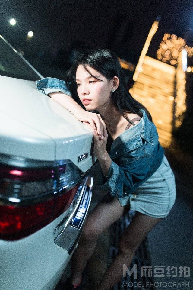 夜景模特