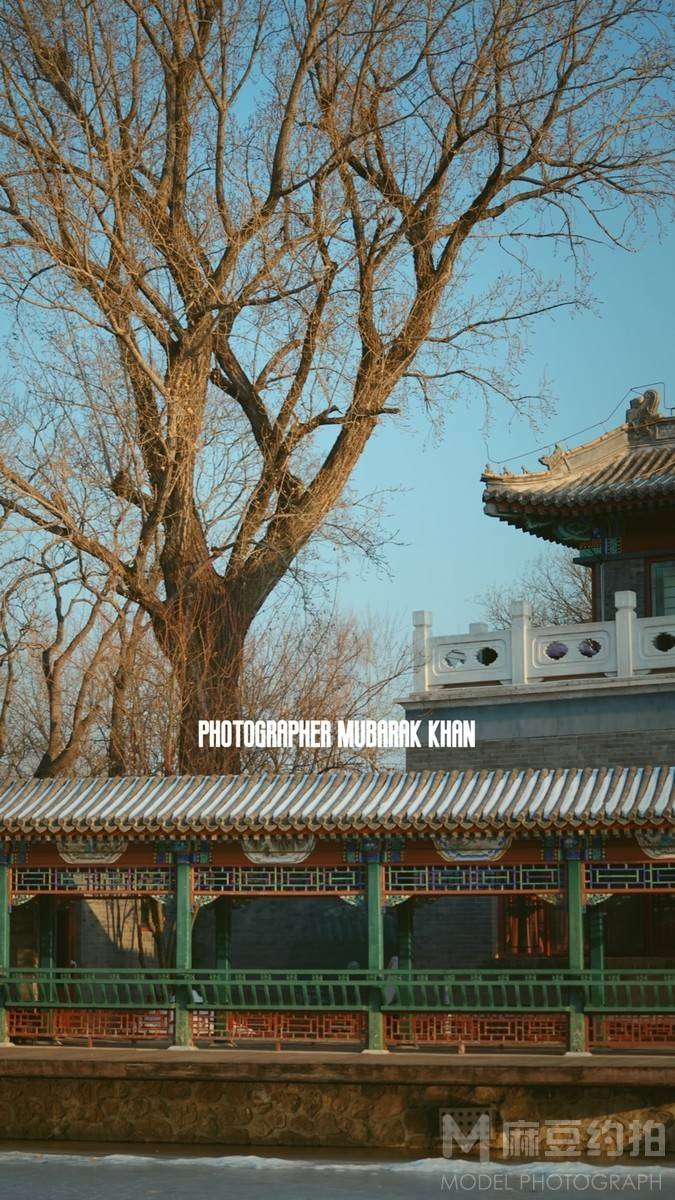黑白模特