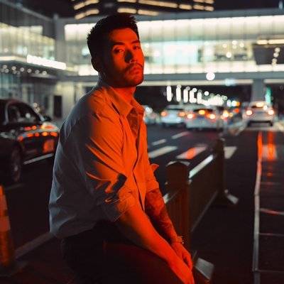 夜景模特