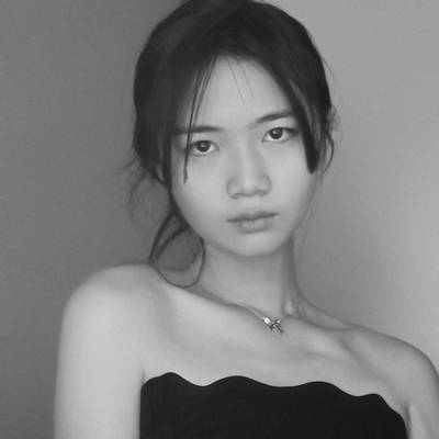 黑白模特