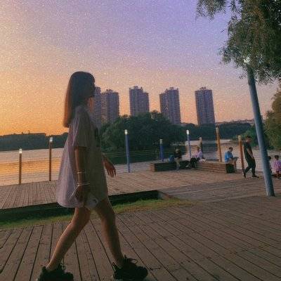 夜景模特