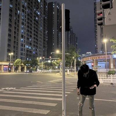 黑白模特