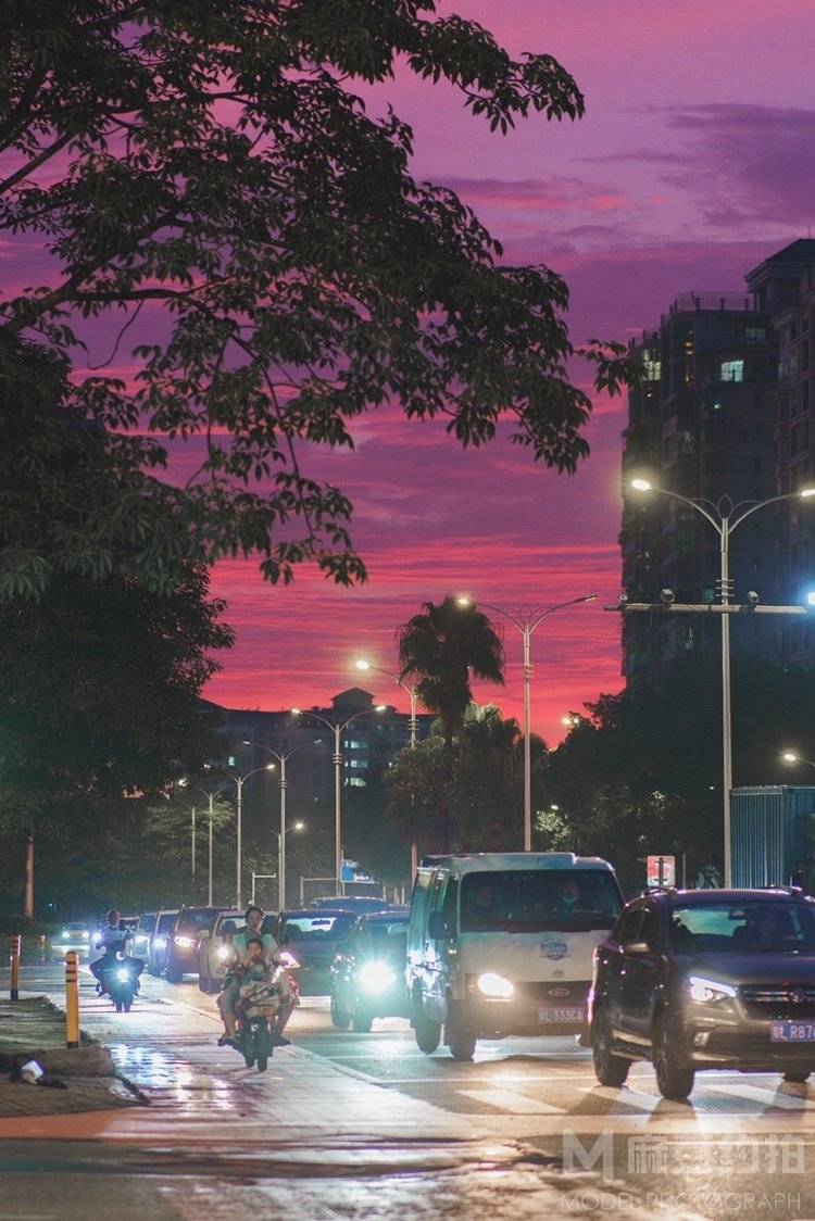 夜景模特
