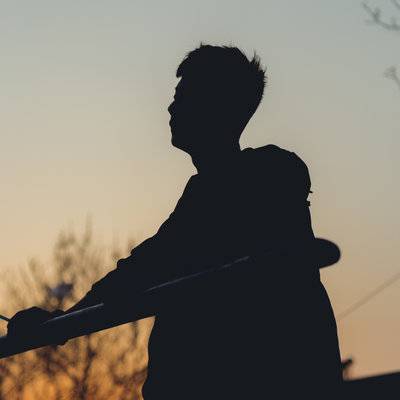 黑白模特