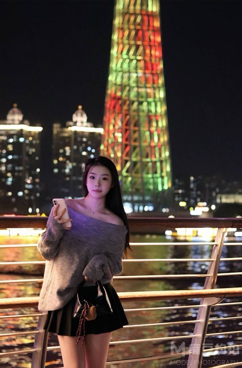 夜景模特
