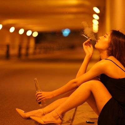 黑白模特