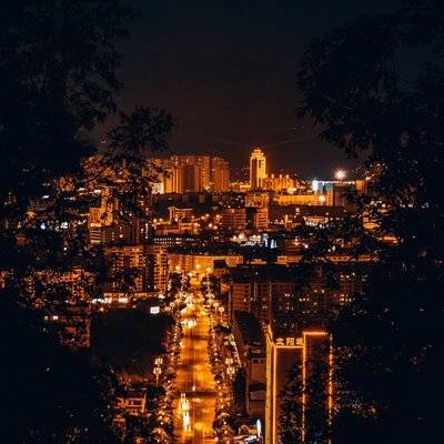 夜景模特