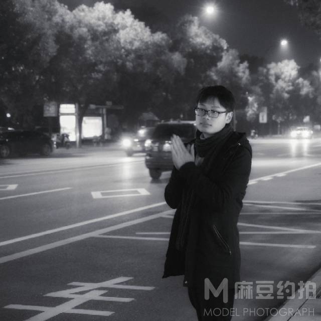 夜景模特