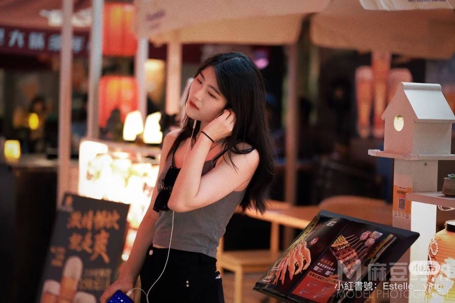 夜景模特